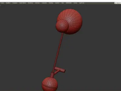 Delight Collection Globe Mobile 2 Low-poly 3D model