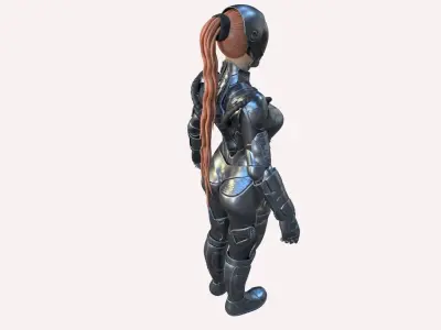 Gril Sci-FI 3D model