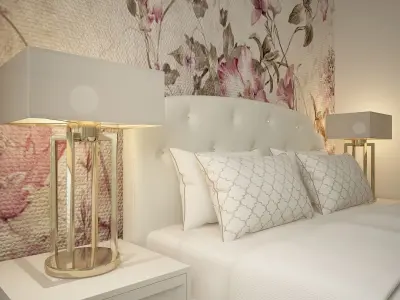 Europe Style Bedroom 3D model