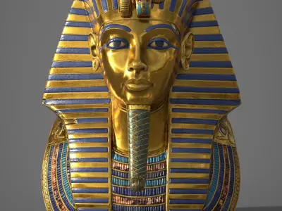  Tutankhamun Mask 
