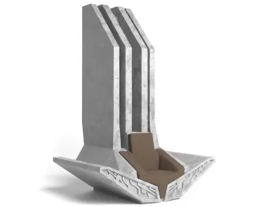 Bo-Katans Throne 1-18 scale 3D print model