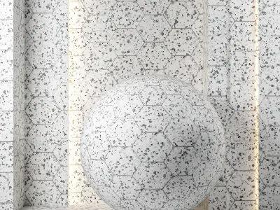 2 in 1 - 4k Terrazzo Confetti Vol 4 - seamless - pbr Texture