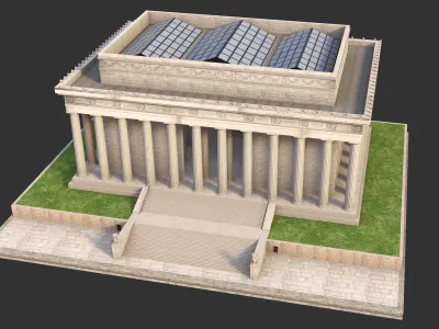Lincoln Memorial 3D model