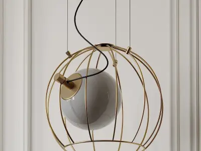 Modern Chic 1 Light Wall Sconce 3D model