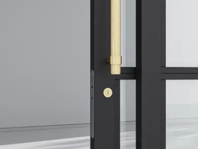 Aluminium door 315 3D model
