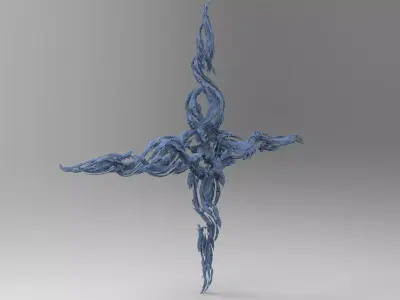 Dantes Purgatory ivy  Storm 2 3D model