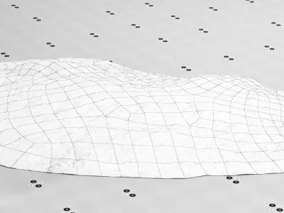 Autumn Leaf Pile 3D Model Low-poly 3D model