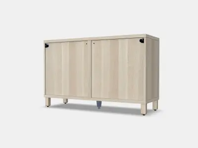 BESTA Storage combination with doors 57 Low-poly 3D model