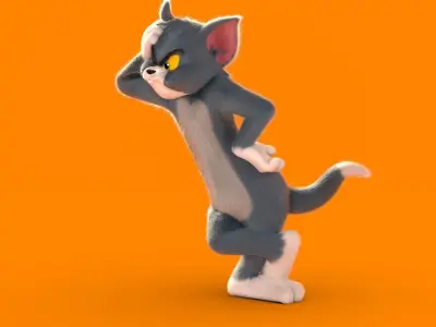 Tom Free Rigged  Free High-poly 3D model  Texture