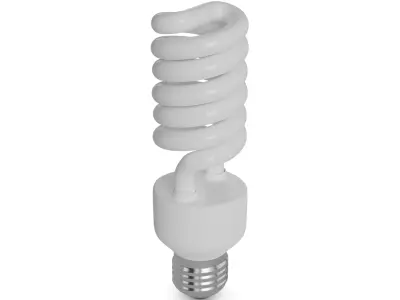 Light bulbs Compact Fluorescent Light Bulb 3D model