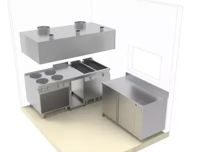 KITCHEN 56 3D model