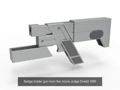 Custom Dredd 3D Model Pack