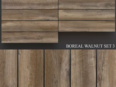 Peronda Boreal Walnut Set 3 3D model