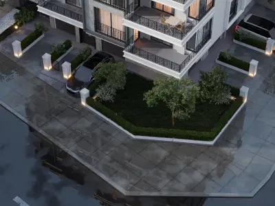 with modern design Apartment project 3D model