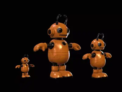 Minirobotic6Pack3 Low-poly 3D model