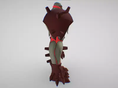 Vilgax - Ben 10 Alien Experience Low-poly 3D model
