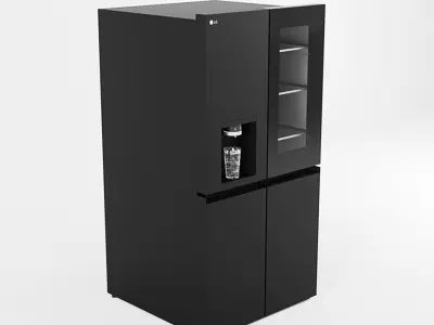 LG InstaView Refrigerator 3D model