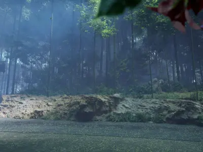 BambooForestPath 3D model