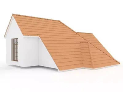 Realistic Roof Shingles 2 3D model