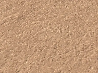 Sand Beach 02 PBR Low-poly 3D model