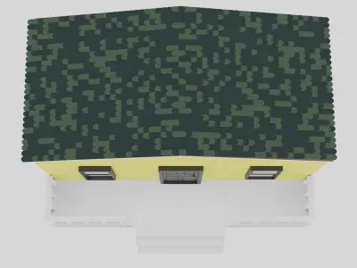Suburban House Low-poly 3D model purchase