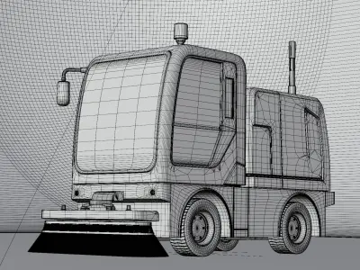 Street Sweeper 3D model