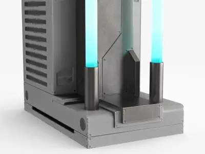 Sci Fi Terminal Collection 3D Model Pack