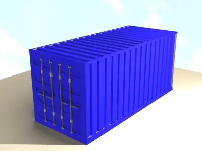 Cargo Container Free 3D model