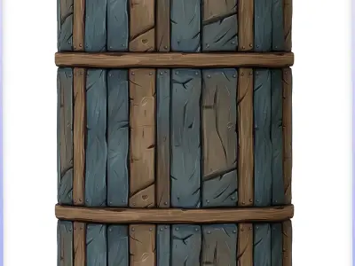 Stylized Wood Seamless Texture Texture 34