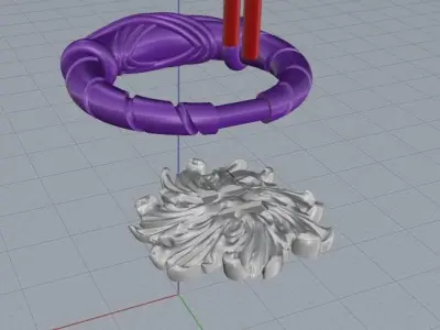 Pendant in the form of a Horseshoe on the door Model 1939 3D print model