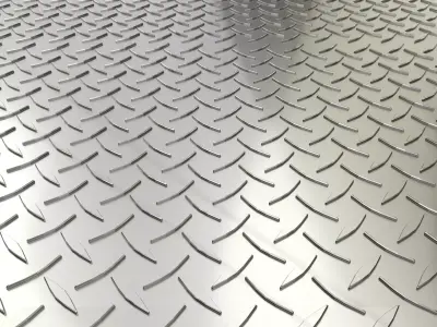 Diamond Plate 3D Model 3D model