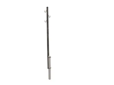 electric pole Low-poly 3D model get