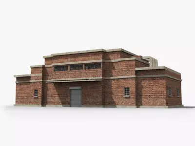 Factory xx10 Low-poly 3D model