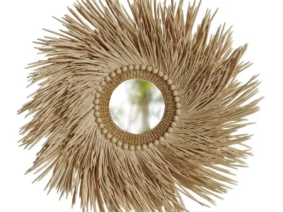 Straw Mirrors 2 3D model