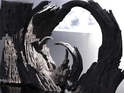 Tall Claw cliff side  3D model