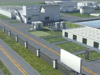  Sewage Water Treatment Station 