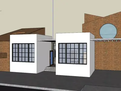 Weekend Home I Architectural Scene I Isometric View 3D model