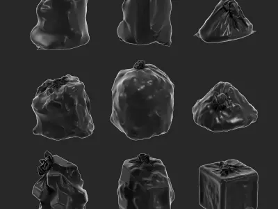 Bin bag 3D model