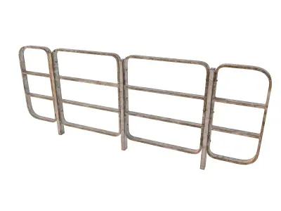 Hong Kong Street Railing 3D model