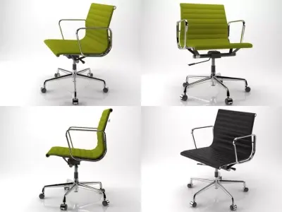 Aluminium chair 117 3D model