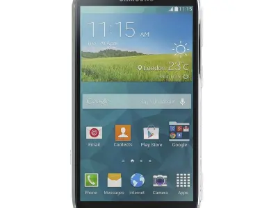 Samsung Galaxy K Zoom black 3D model