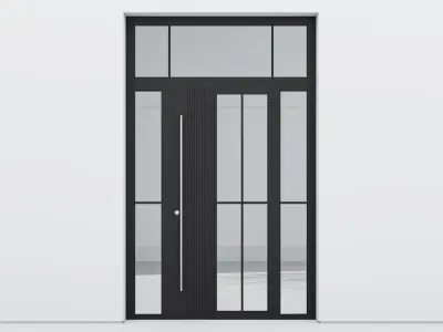 Aluminium door 270 3D model
