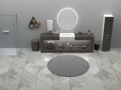 banyo  Low-poly 3D model