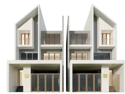Modren house 08 3D model