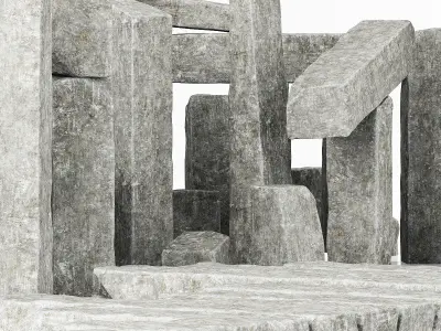 Stone block collection n2 3D model