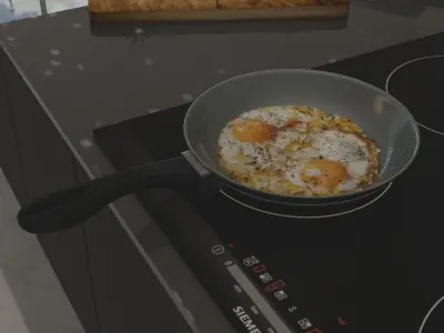 Light Loft Chill Game Room with 360-viewsettings 3D model