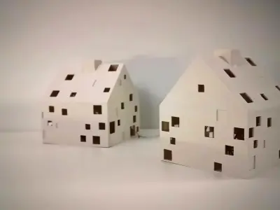 Christmas House architecture 3D print model