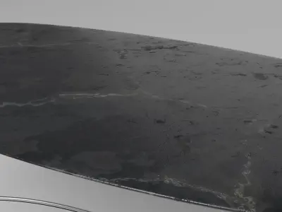 MarbleRoundMinimalisticTable coffee table with marble top Free 3D model