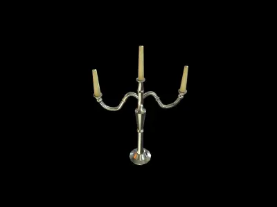 Candelabra 2 - PBR - Textured Low-poly 3D model