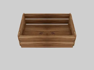 Fruit Box 3D Model Low-poly 3D model